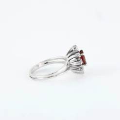 Bague Grenat Diamants