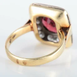 Bague Grenat Diamants