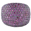 Bague Guy Ellia, Rubis et or noir