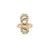 Bague infini or et diamants