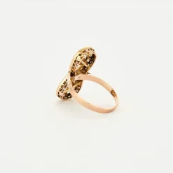 Bague infini or et diamants