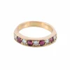 BAGUE "INFINITY" DIAMANTS & RUBIS