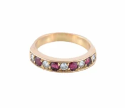 BAGUE "INFINITY" DIAMANTS & RUBIS