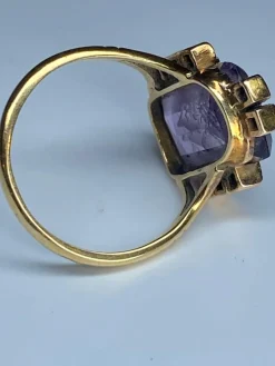 Bague Intaille Perles Fines
