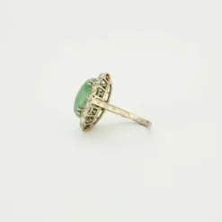 Bague Jade Diamants