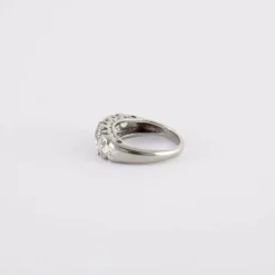 Bague Jarretière 5 Diamants