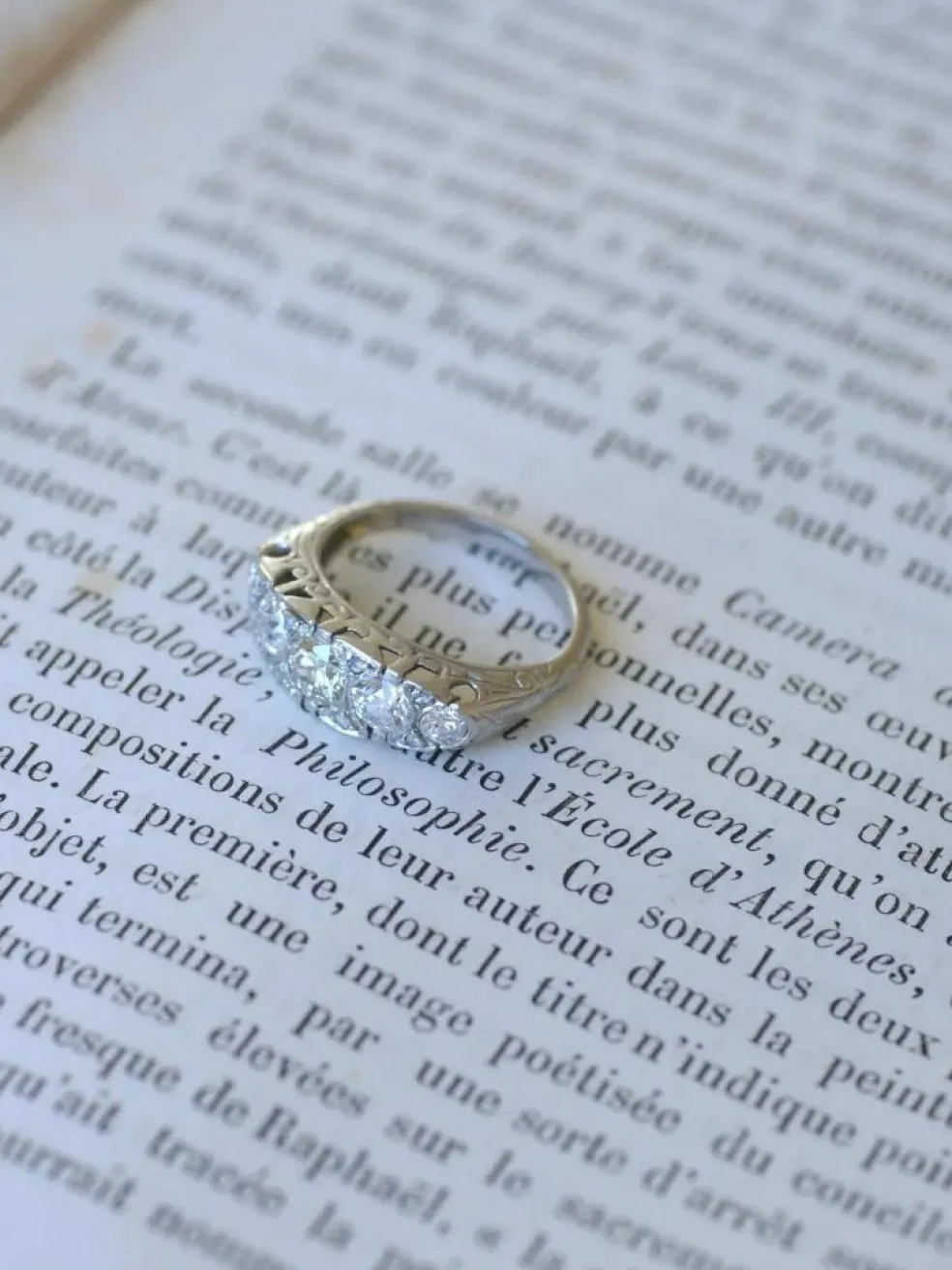 Bague Jarretière Art Déco