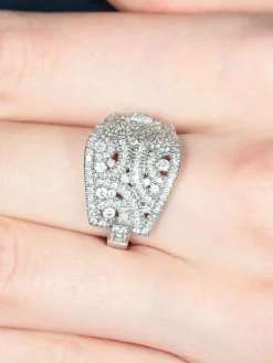Bague Jarretière Diamants