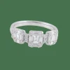 Bague Jarretière Diamants baguettes