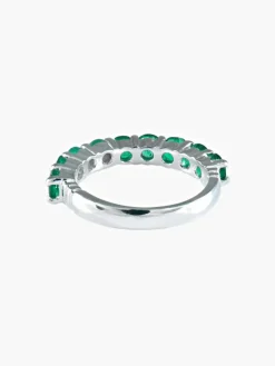Bague jarretière Emeraudes
