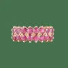 Bague Jarretière Rubis