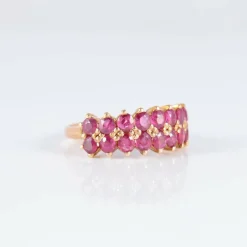 Bague Jarretière Rubis