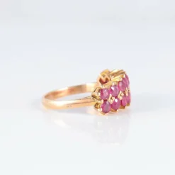 Bague Jarretière Rubis