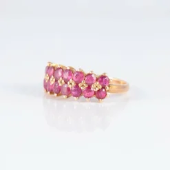 Bague Jarretière Rubis