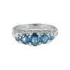 Bague Jarretière Saphirs
