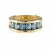 Bague Jarretière Saphirs