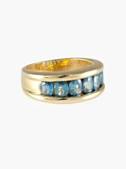 Bague Jarretière Saphirs