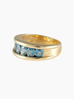 Bague Jarretière Saphirs
