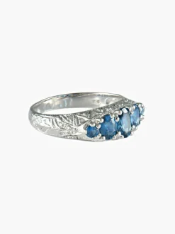 Bague Jarretière Saphirs