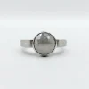 Bague joaillier PAGLIANI or gris diamant gris de 3,50 carats