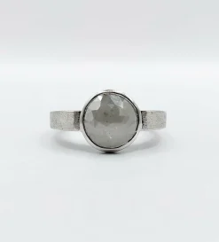 Bague joaillier PAGLIANI or gris diamant gris de 3,50 carats