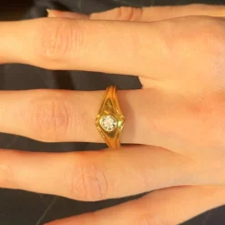 Bague Jonc Diamant