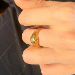 Bague Jonc Diamant