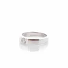 Bague jonc diamant en or 18k