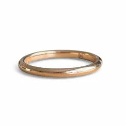 Bague jonc diamant or 18 carats