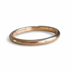 Bague jonc diamant or 18 carats