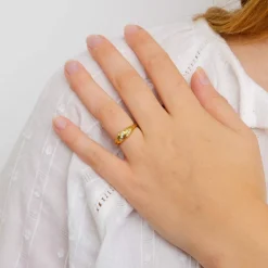 Bague Jonc Diamants