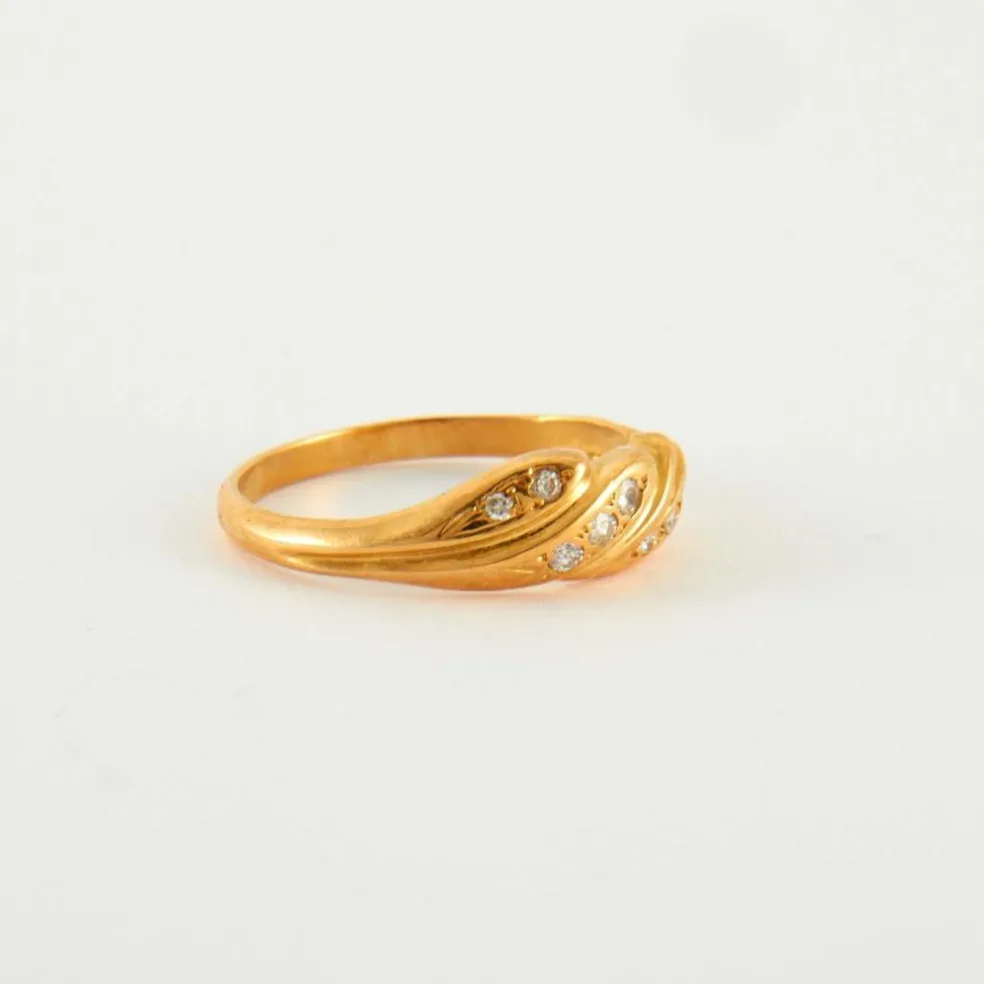 Bague Jonc Diamants
