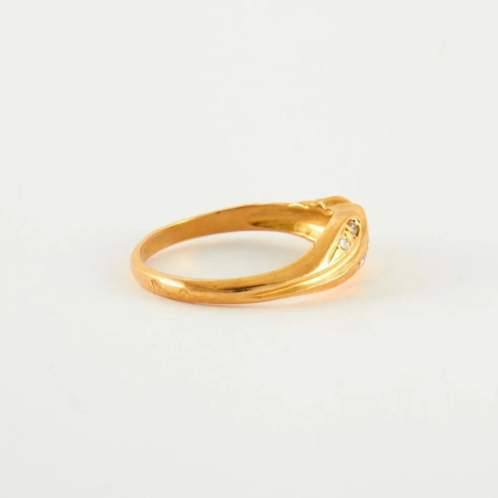 Bague Jonc Diamants