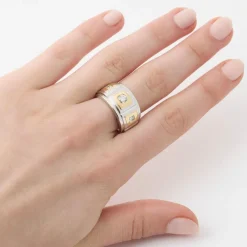 Bague jonc diamants