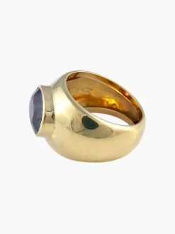 Bague Jonc Grenat