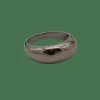 Bague jonc or blanc