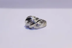 Bague Jonc Or blanc