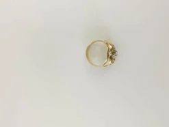 Bague Jonc or et diamant