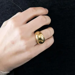 Bague jonc or jaune