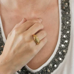 Bague jonc or jaune