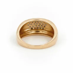 Bague Jonc Or jaune Diamant