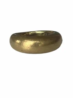 Bague Jonc Or Jaune Brossé