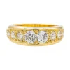 Bague Jonc Or jaune Diamant