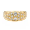 Bague Jonc Or jaune Diamant