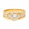 Bague Jonc Or jaune Diamant