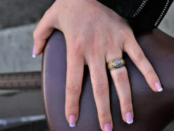 Bague Jonc Or jaune Diamant