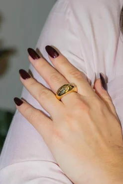 Bague Jonc Or jaune Diamant