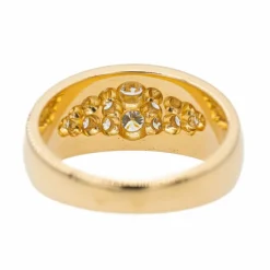 Bague Jonc Or jaune Diamant