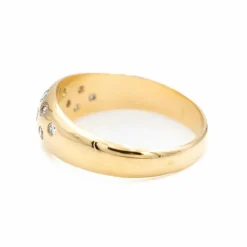 Bague Jonc Or jaune Diamant