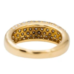 Bague Jonc Or jaune Diamant